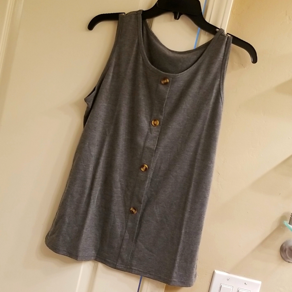 *NWOT* Grey Knit Tank Top